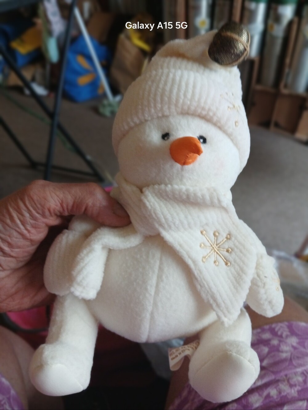 Plush Snowman Toy - Cream Winter Plush N Other Plush Snowman N Gingerbreadman